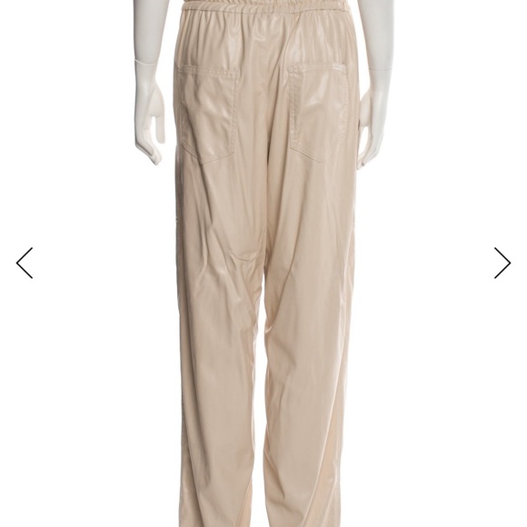 Isabel Marant “Brina” Faux leather Pants | Cream High-Waist | The Row, Nanushka - Picture 4 of 8